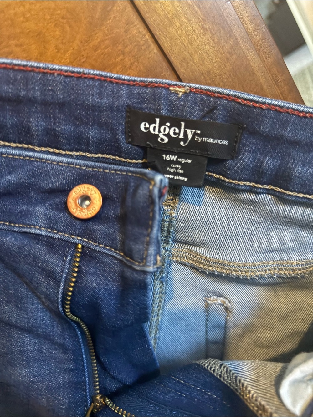 Dark Blue Women's Jeans - 16W